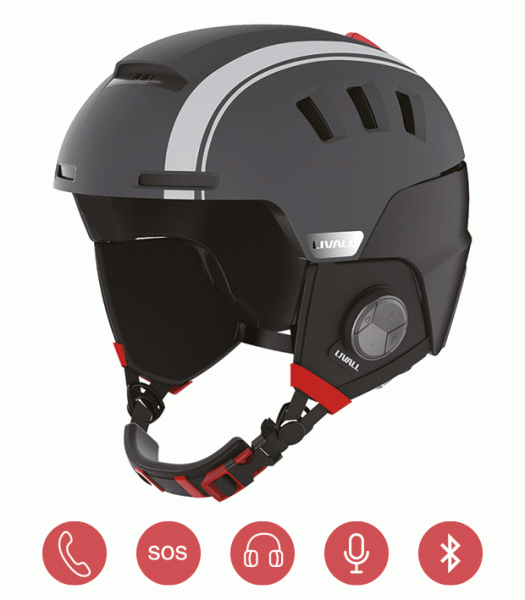 Livall Ski & Snowboard Helm RS1 mit Ladekabel